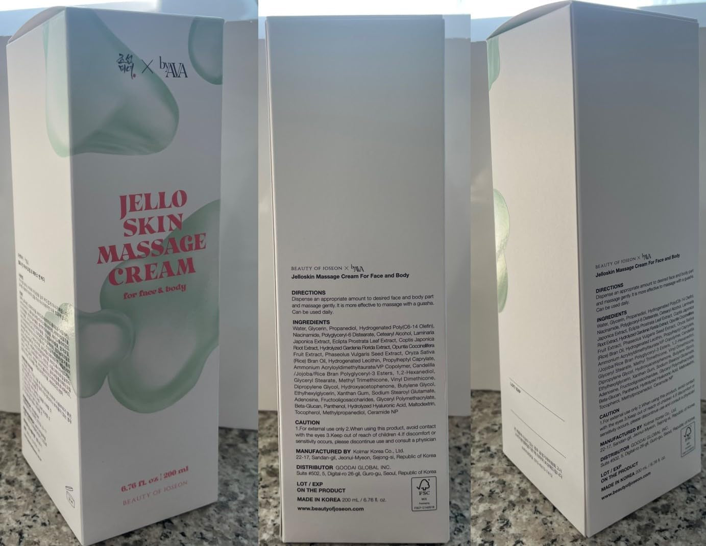 BEAUTY of JOSEON Jelloskin Massage Cream for Face and Body (200 Ml)
