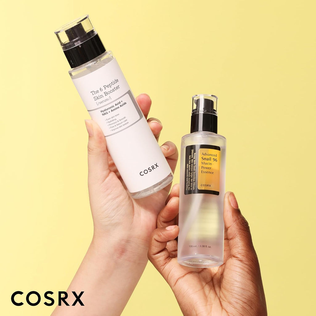 Snail Mucin 96 Peptide Booster Skincare Set, Korean Skincare Gift Set for Glowing Skin, Christmas Gifts & Stocking Stuffers for Women and Teen Girls, Snail Mucin & Peptide Face Serums