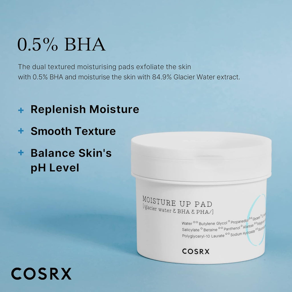 One Step Moisture up 70 Pads 20 Ml Gentle Daily Exfoliant for Sensitive Skin, Preventing Breakouts, Moisturizing, Nourishing…