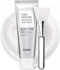 PDRN Exosome Skinplaning Glaze Mask 50Ml (Brush Included), Peel off Face Mask for Glass Skin, Gentle Exfoliation, Overnight Wrapping Treatment, Korean Skincare