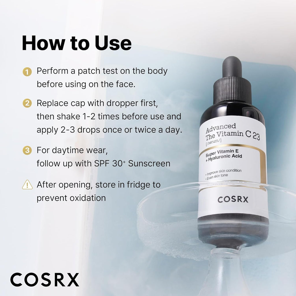Advanced Pure Vitamin C 23 Serum 20 Ml (Renewal Edition) Korean Vitamin C Serum with Vitamin E & Glutathione for Fine Lines, Uneven Skin Tone & Dull Skin, Korean Skin Care