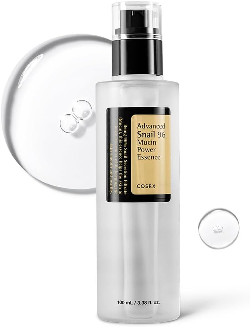 Advanced Snail 96 Mucin Power Essence 100Ml | Snail Secretion Filtrate 96% | Skin Repair Serum | CPNP Registered, Korean Skin Care, Cruelty Free, Paraben Free, Alcohol Free