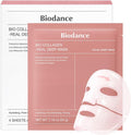 BIODANCE Bio-Collagen Real Deep Face Mask 4 Pcs | Hydrogel Overnight Mask | Pore Minimizing and Elasticity Improvement | Korean Face Mask for Glass Skin | Korean Skincare