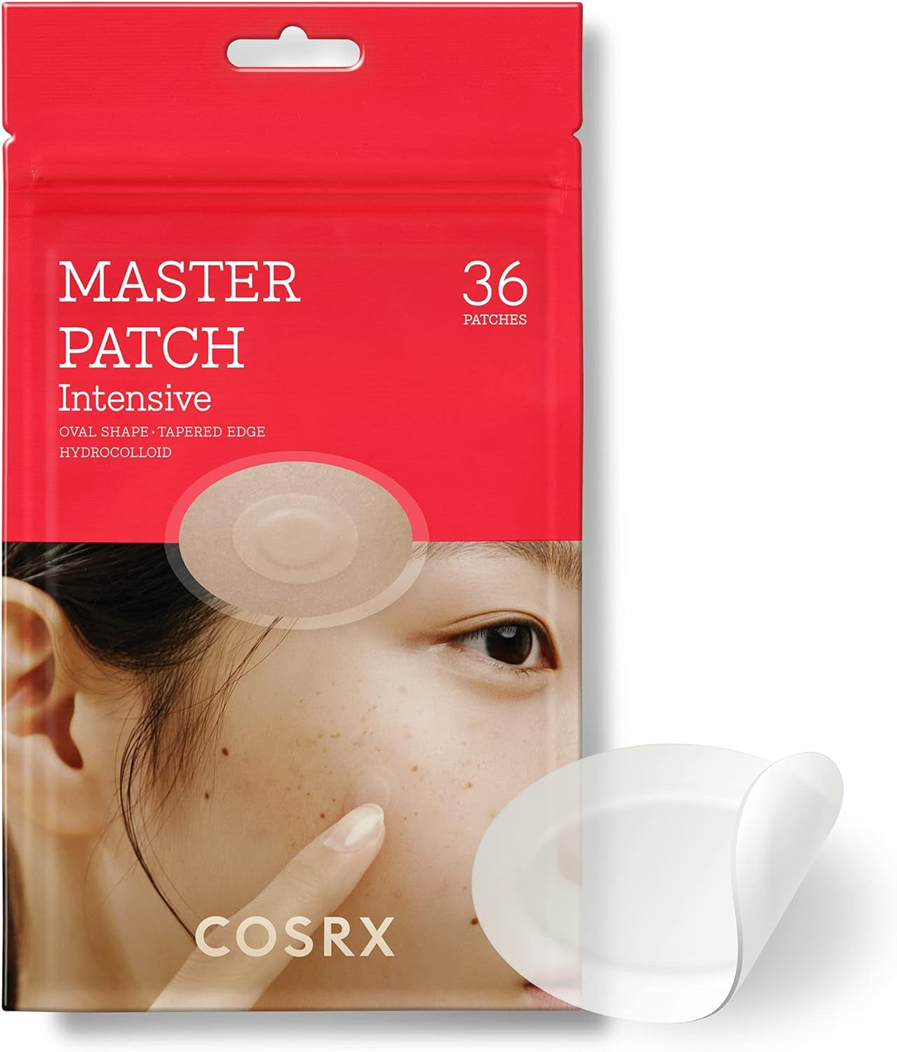 Master Pimple Patch Intensive 36 Patches Value Pack | Patch in 2 Sizes | Oval Hydrocolloid Pimple Patches with Tea Tree Oil Fot Spot, Zit, Pimple Treatment