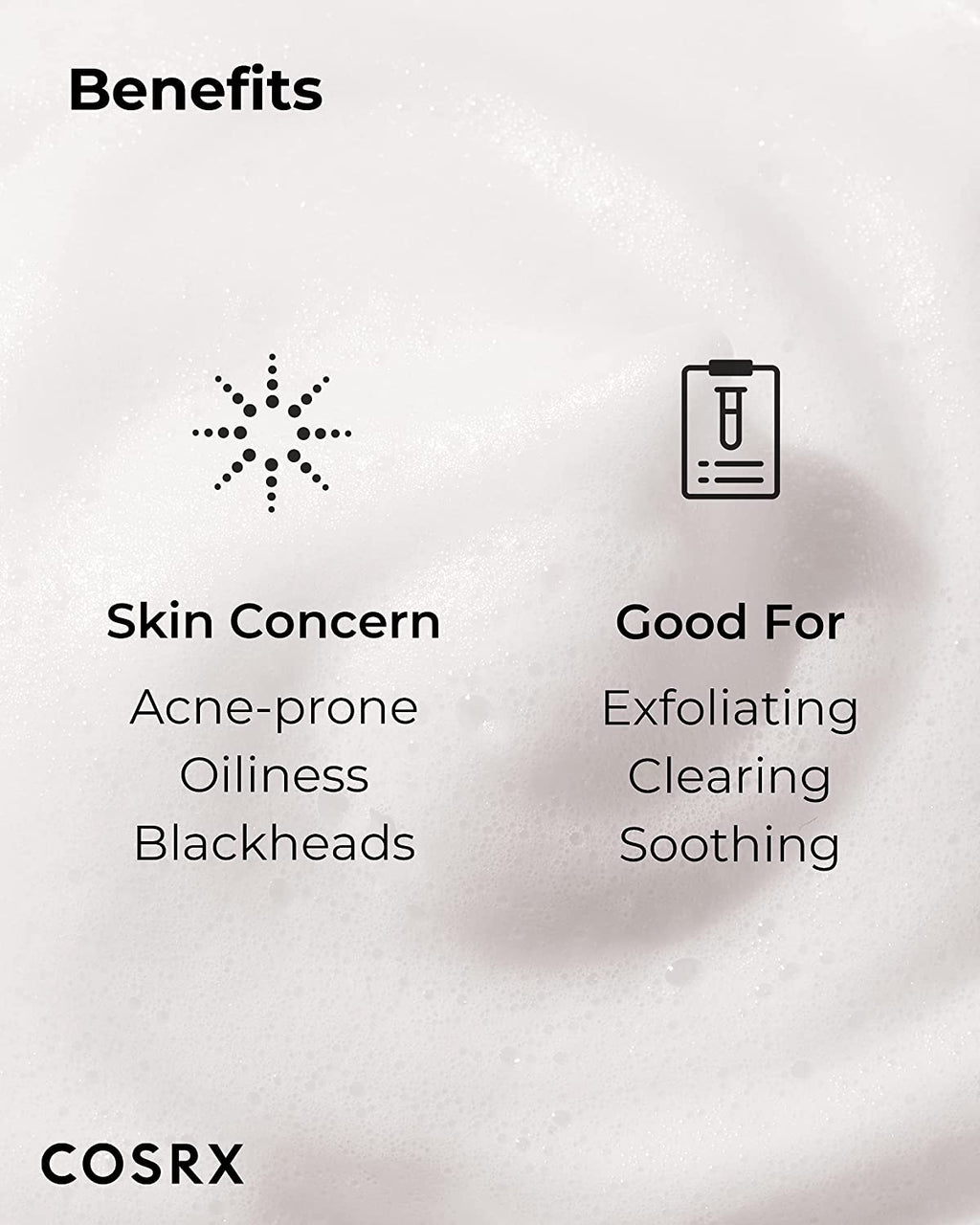AC Collection Calming Foam Cleanser 150Ml, Salicylic Acid Acne Cleanser | Animal Testing Free, Paraben Free, Korean Skin Care