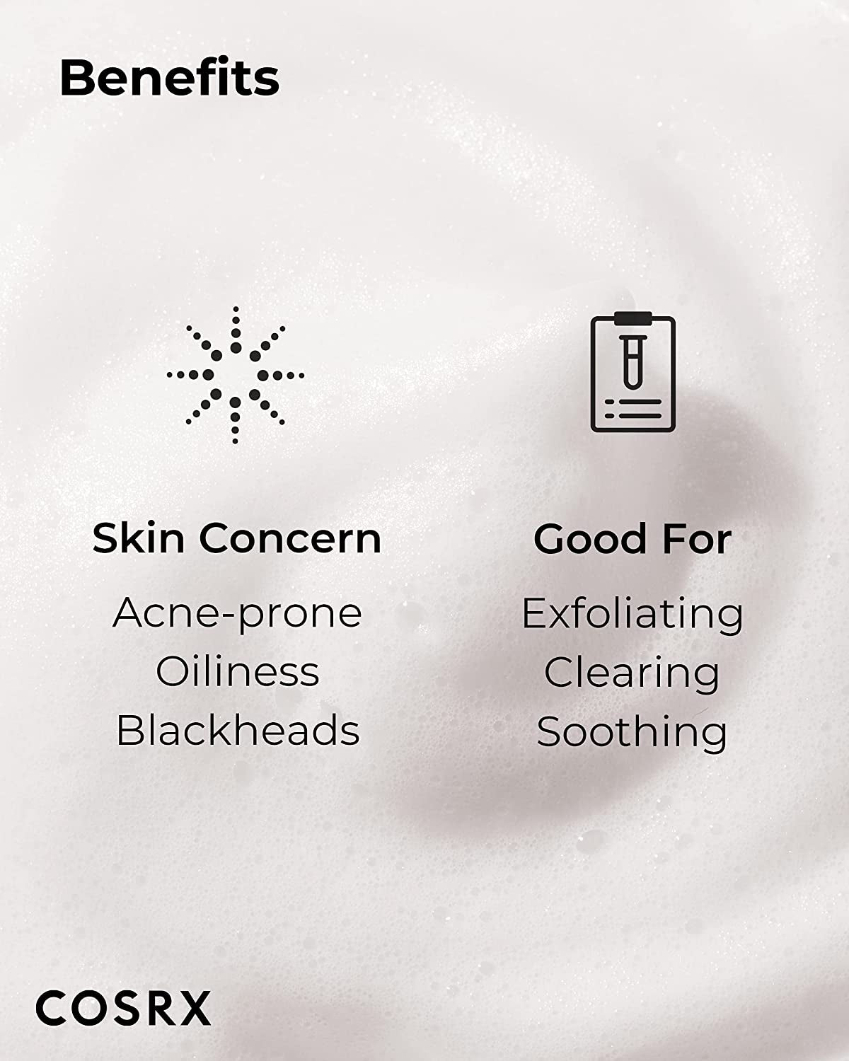 AC Collection Calming Foam Cleanser 150Ml, Salicylic Acid Acne Cleanser | Animal Testing Free, Paraben Free, Korean Skin Care