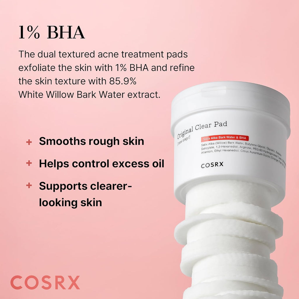 One Step Original Clear Pad, 70 Pads | BHA Toner-Soaked | Exfoliating and Cleansing Pad…